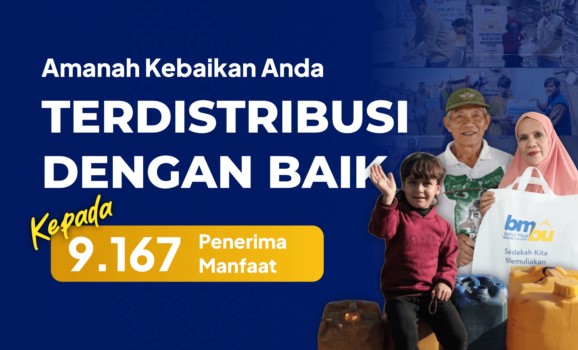 Transparansi Amanah: LAZ BMBU Salurkan ZIS Tahun 2025 kepada 9.167 Penerima Manfaat