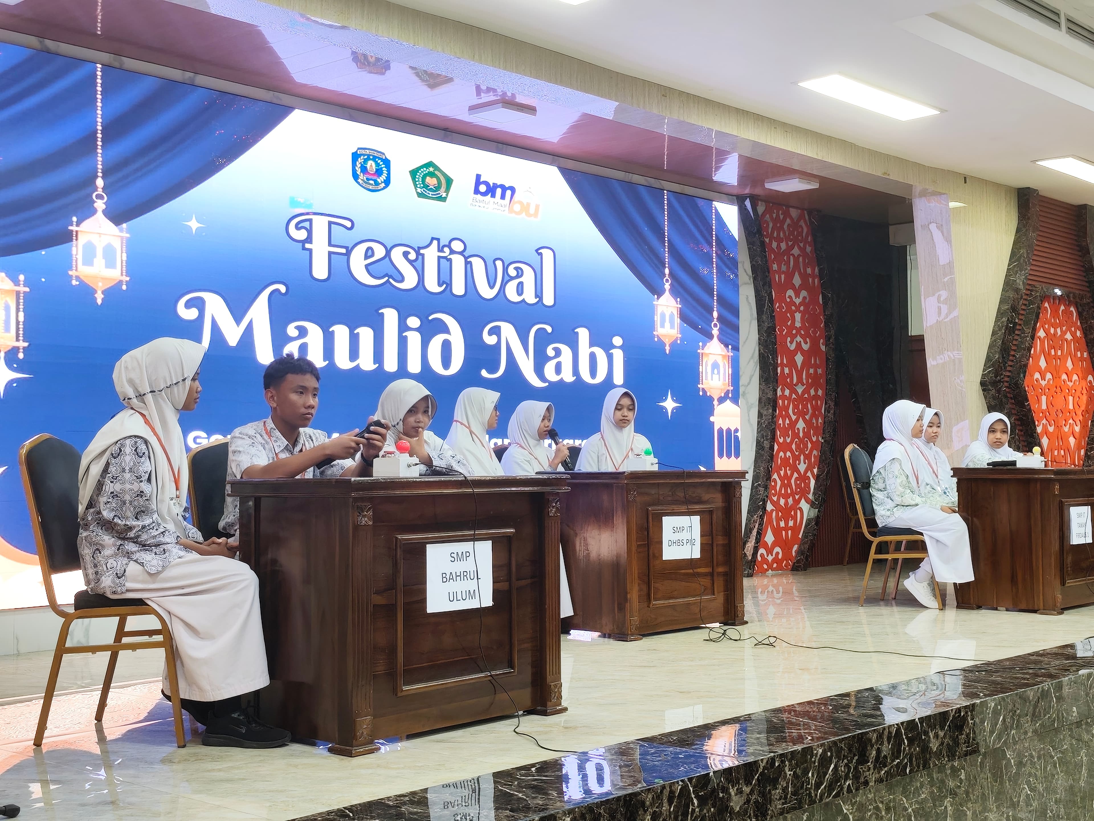 LAZ BMBU Gelar Festival Maulid Nabi, Puluhan Pelajar se-Bontang Adu Wawasan dan Seni Islami